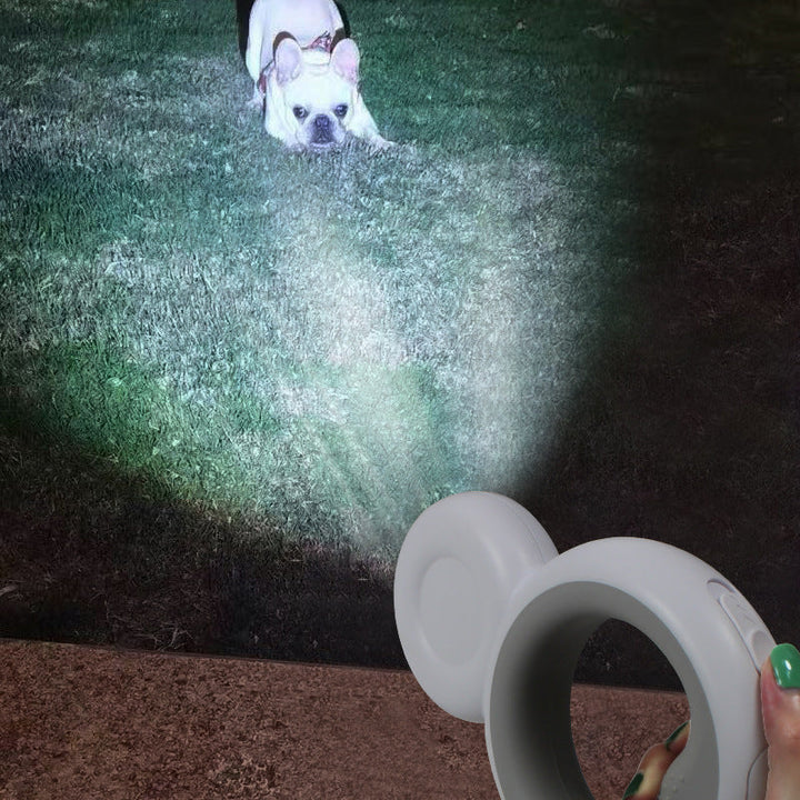 Elevate Your Walks: Discover the Automatic Pet Traction Rope with Lamp Trash Bag