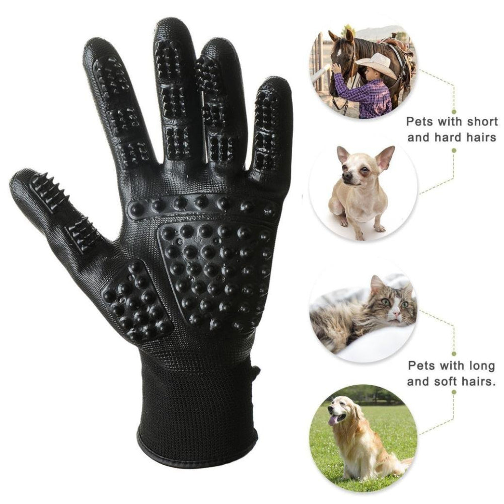 Pet Hair Grooming Glove Brush