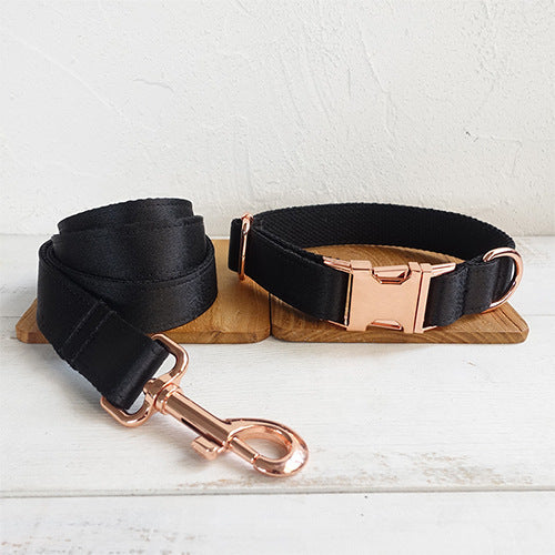 Unique Style Paws Christmas Black Soft Collar