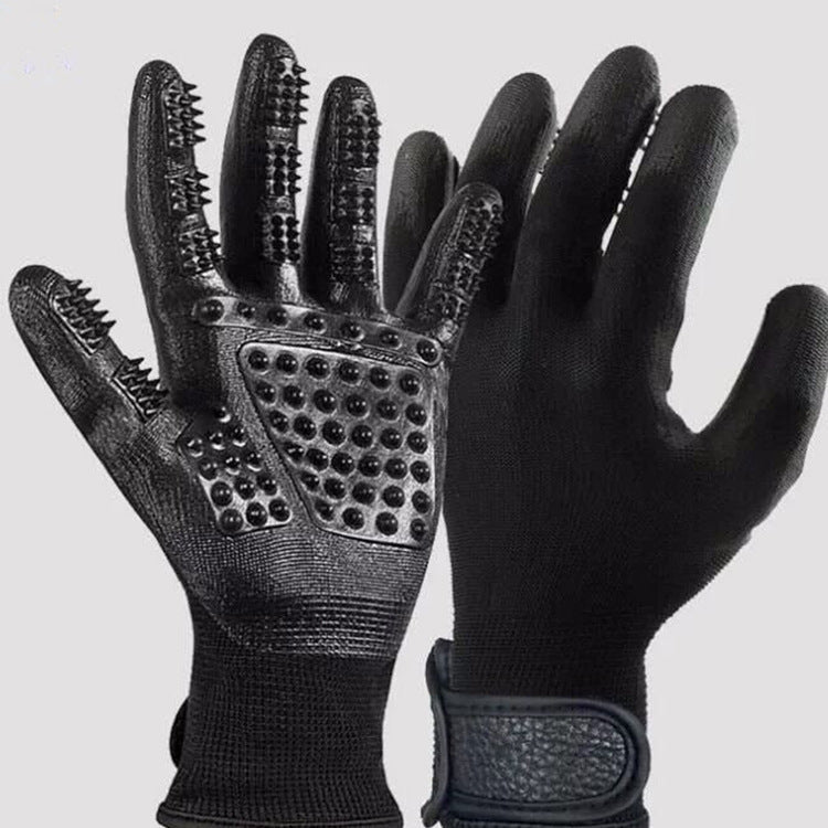 Pet Hair Grooming Glove Brush