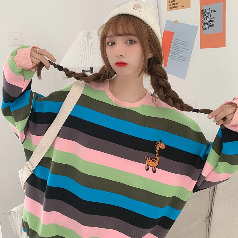 Rainbow Pet Clothing - Plus Velvet Thickened Winter Coat