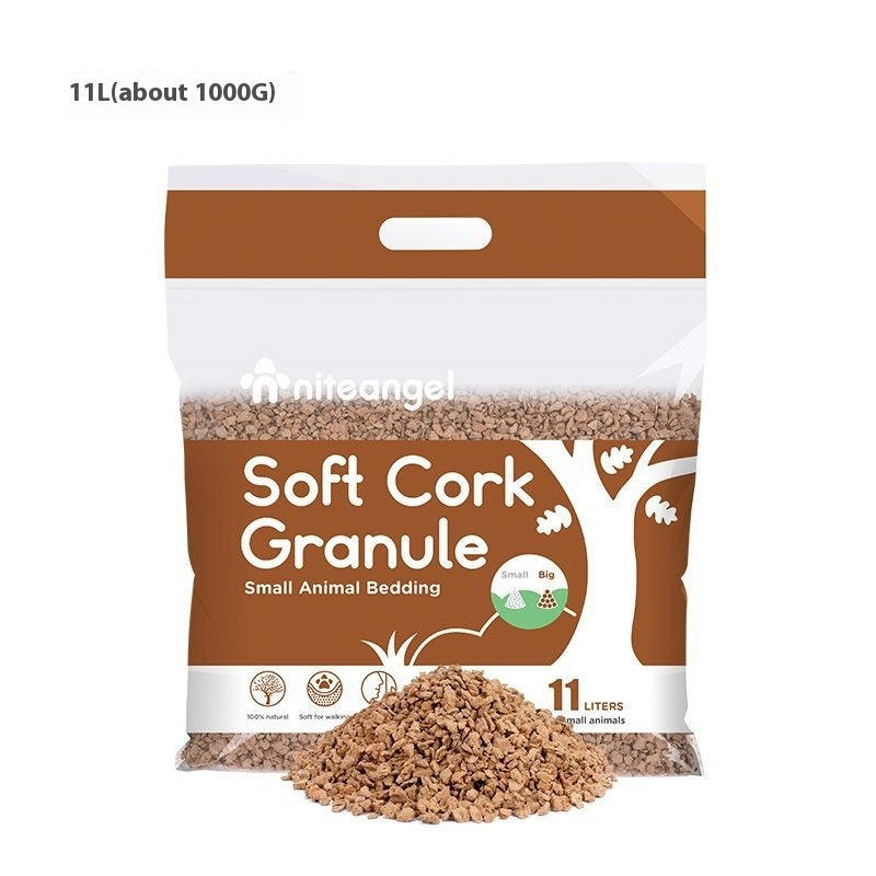 Oak Cork Hamster Bedding - Dust-Free Digging Substrate