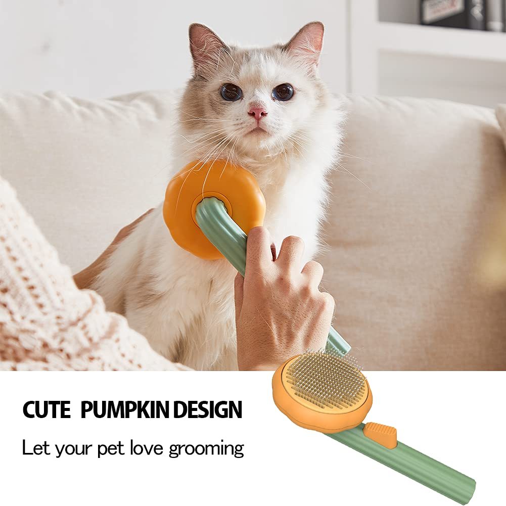 Pet Pumpkin Needle Comb