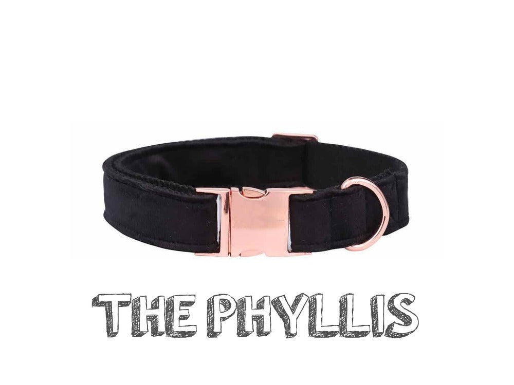 Unique Style Paws Christmas Black Soft Collar