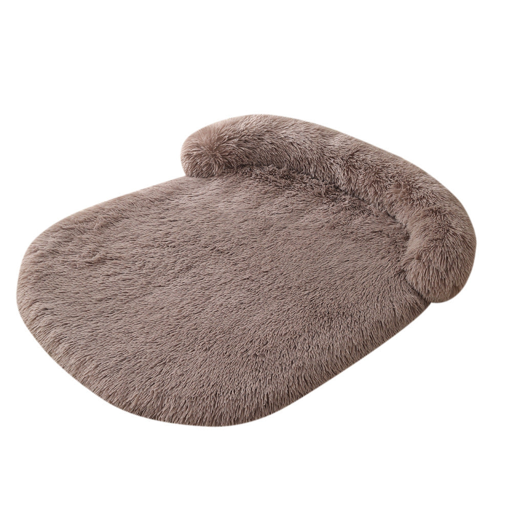 Plush Doghouse Cathouse Pet Bed