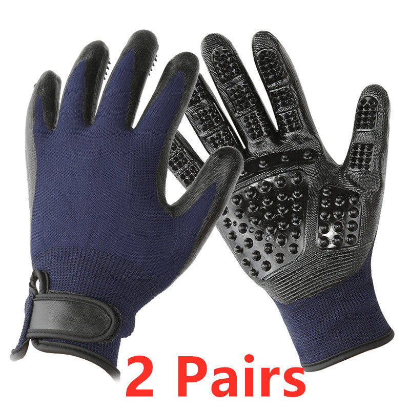 Pet Hair Grooming Glove Brush