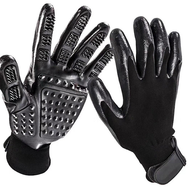 Pet Hair Grooming Glove Brush