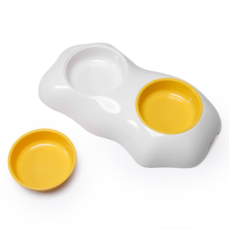 Egg-shaped Pet Drinking Bowl Feeder