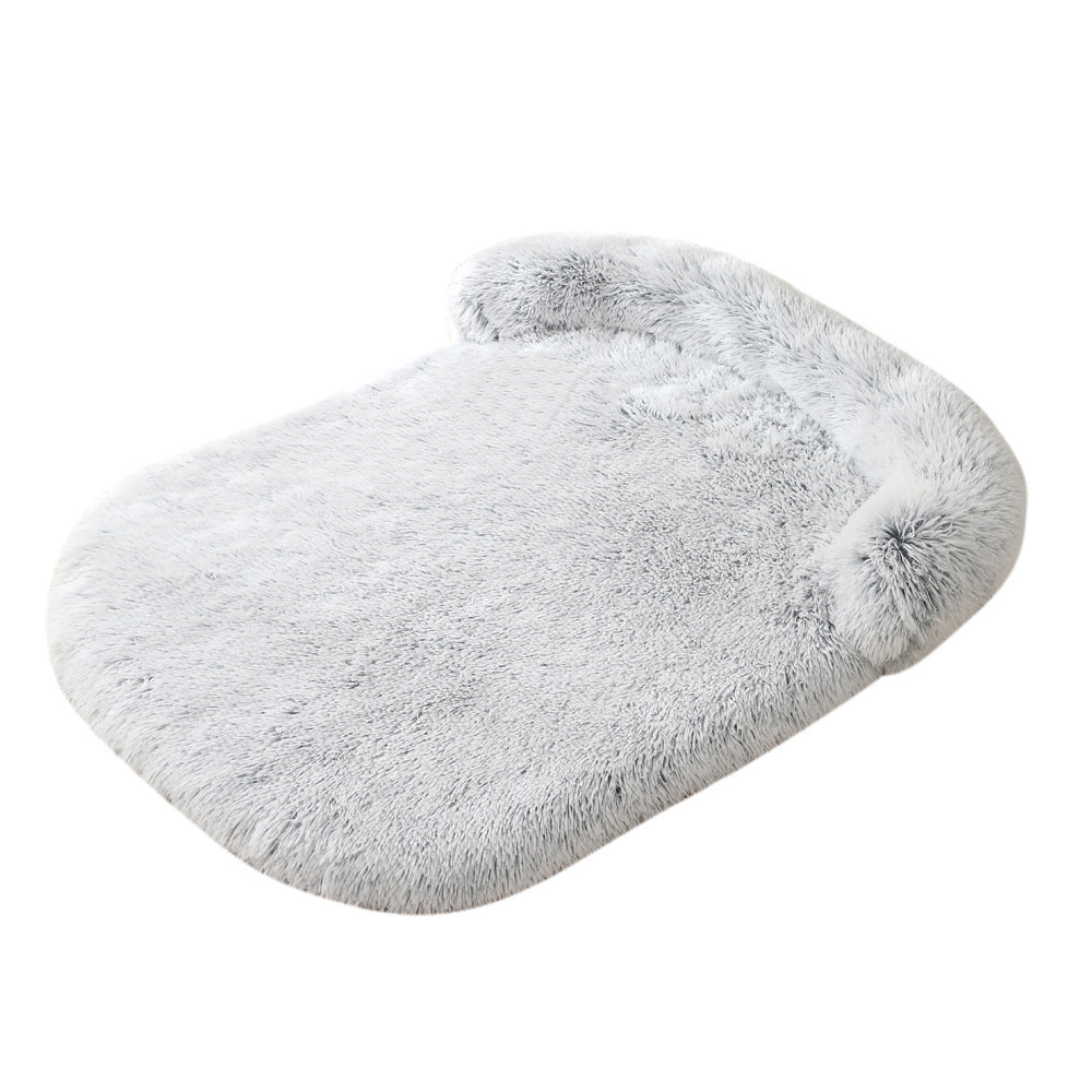 Plush Doghouse Cathouse Pet Bed