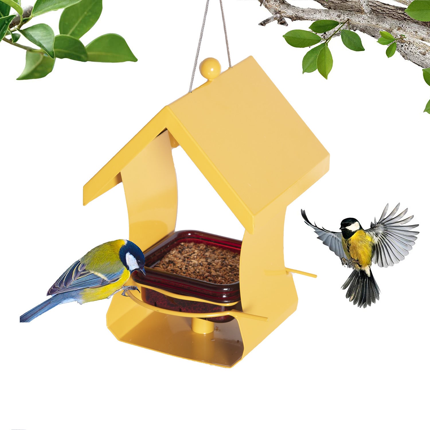 Hanging Metal Bird Feeder Garden