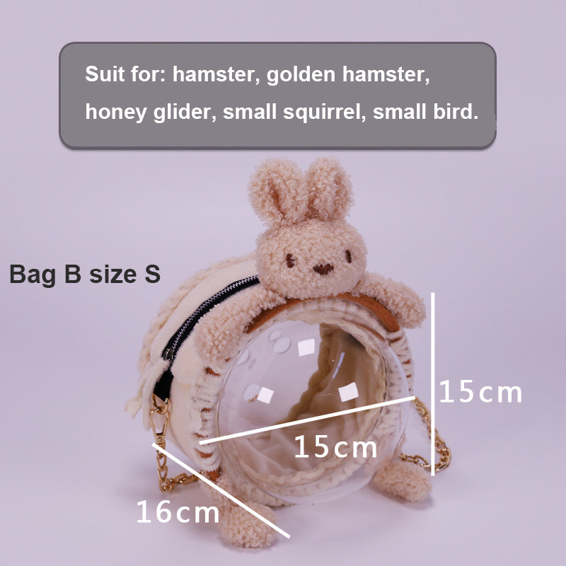 Hamster Travel Bag - Portable Pet Carrier with Ventilation