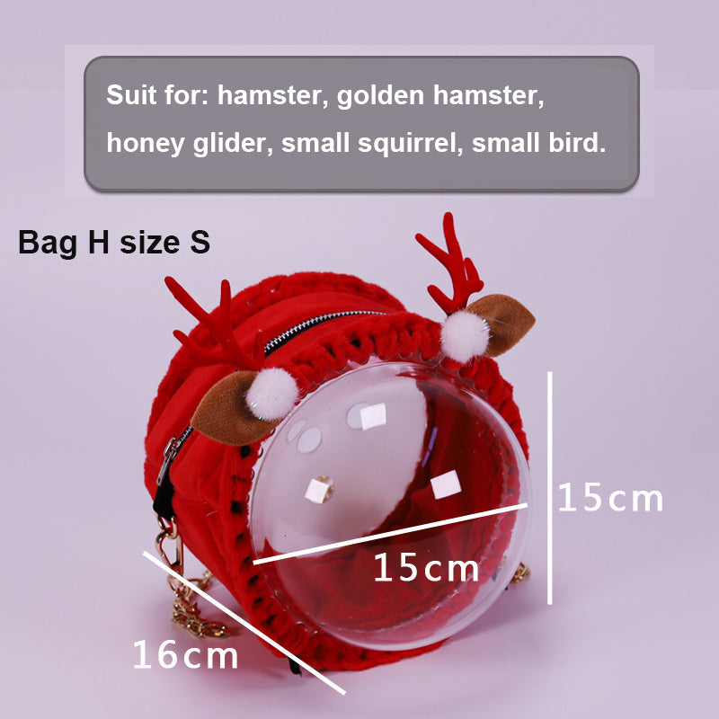 Hamster Travel Bag - Portable Pet Carrier with Ventilation