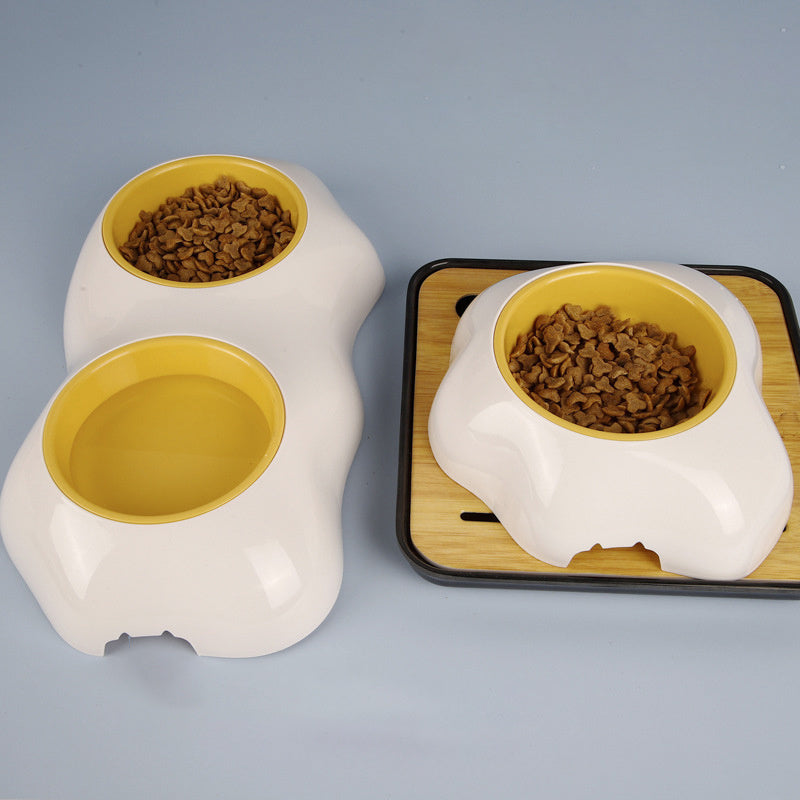 Egg-shaped Pet Drinking Bowl Feeder