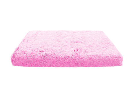 Plush Square Pet Bed Wave
