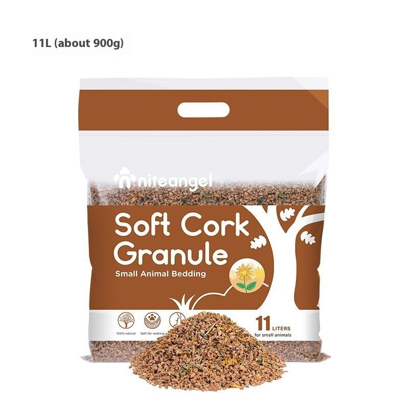 Oak Cork Hamster Bedding - Dust-Free Digging Substrate