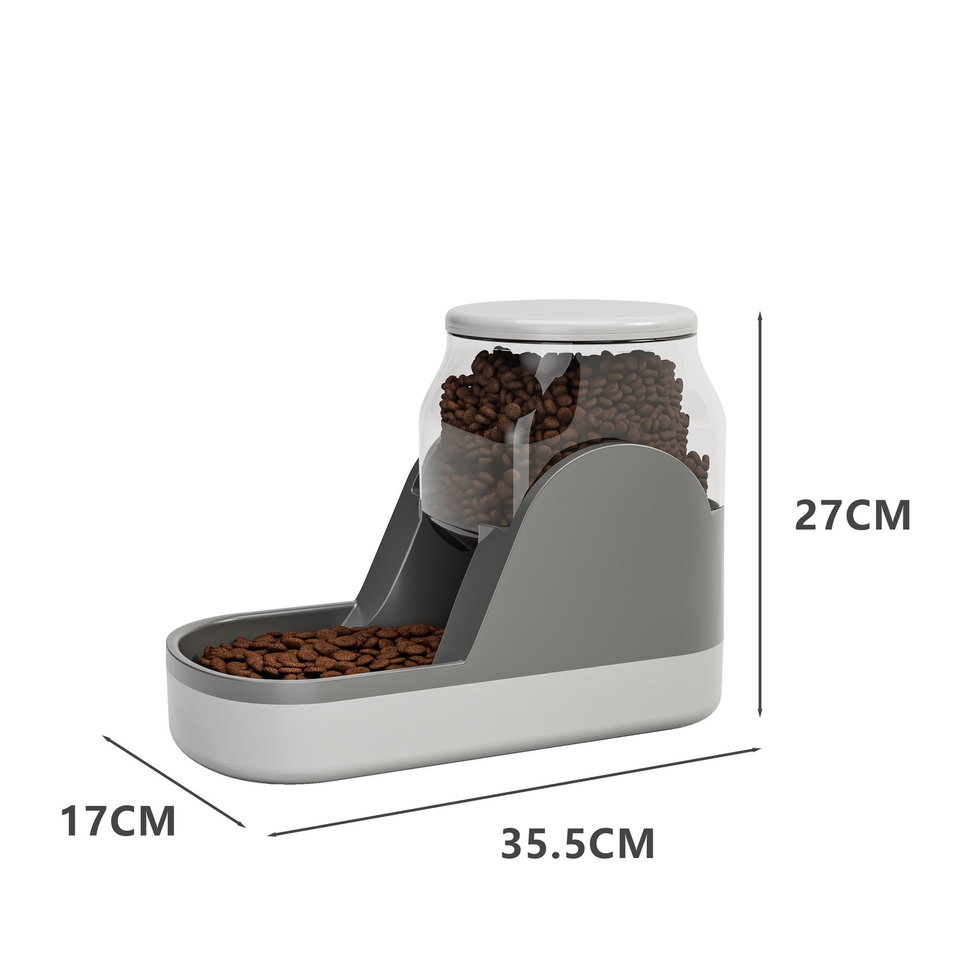 Cat Water Fountain & Automatic Pet Feeder - Large Capacity Combo