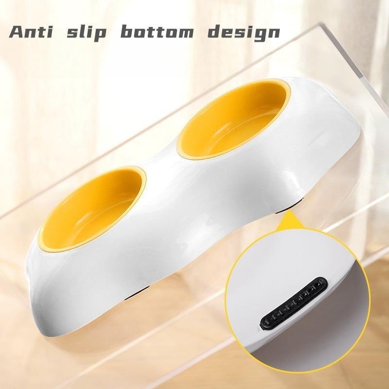 Egg-shaped Pet Drinking Bowl Feeder