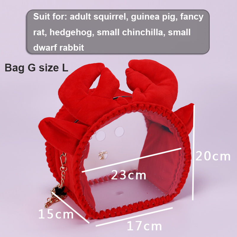 Hamster Travel Bag - Portable Pet Carrier with Ventilation