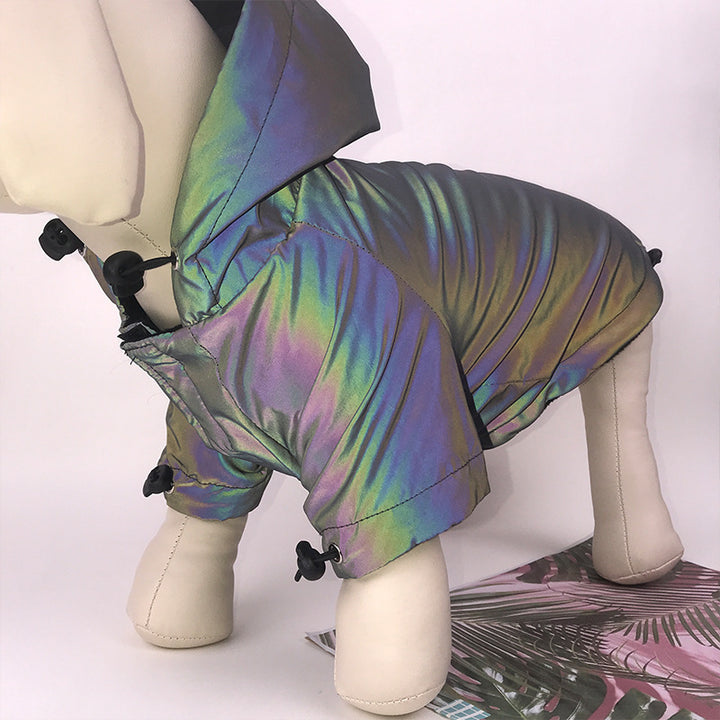 Pet Thickened Reflective Cotton Coat