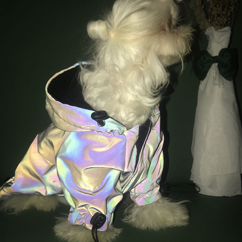 Pet Thickened Reflective Cotton Coat