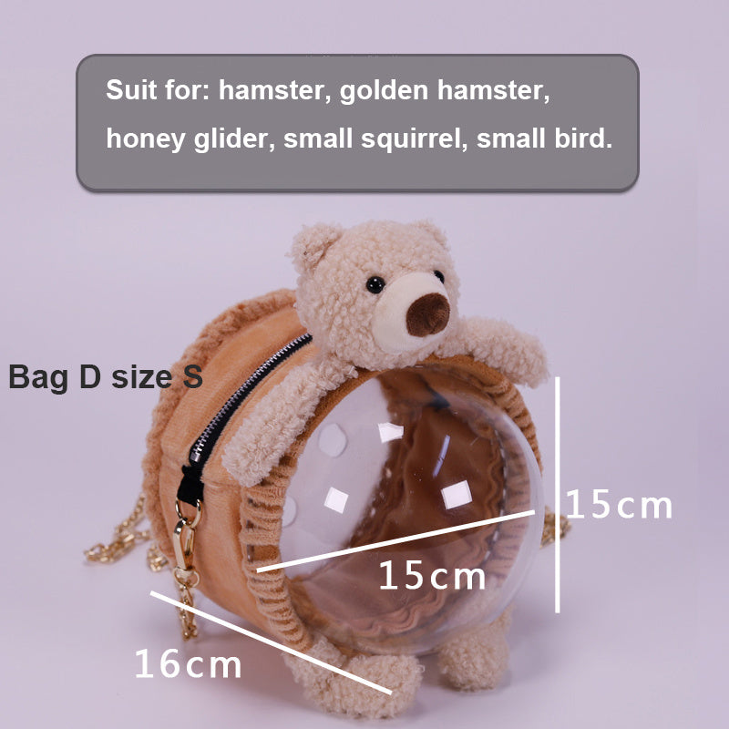 Hamster Travel Bag - Portable Pet Carrier with Ventilation