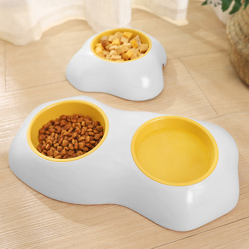 Egg-shaped Pet Drinking Bowl Feeder