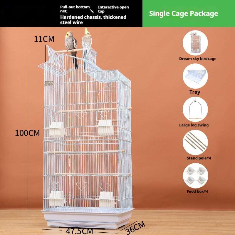 Super Large Luxury Parrot Cage Bird Cage