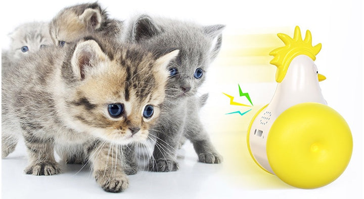 Funny Cat Hair Laser Chicken Toy