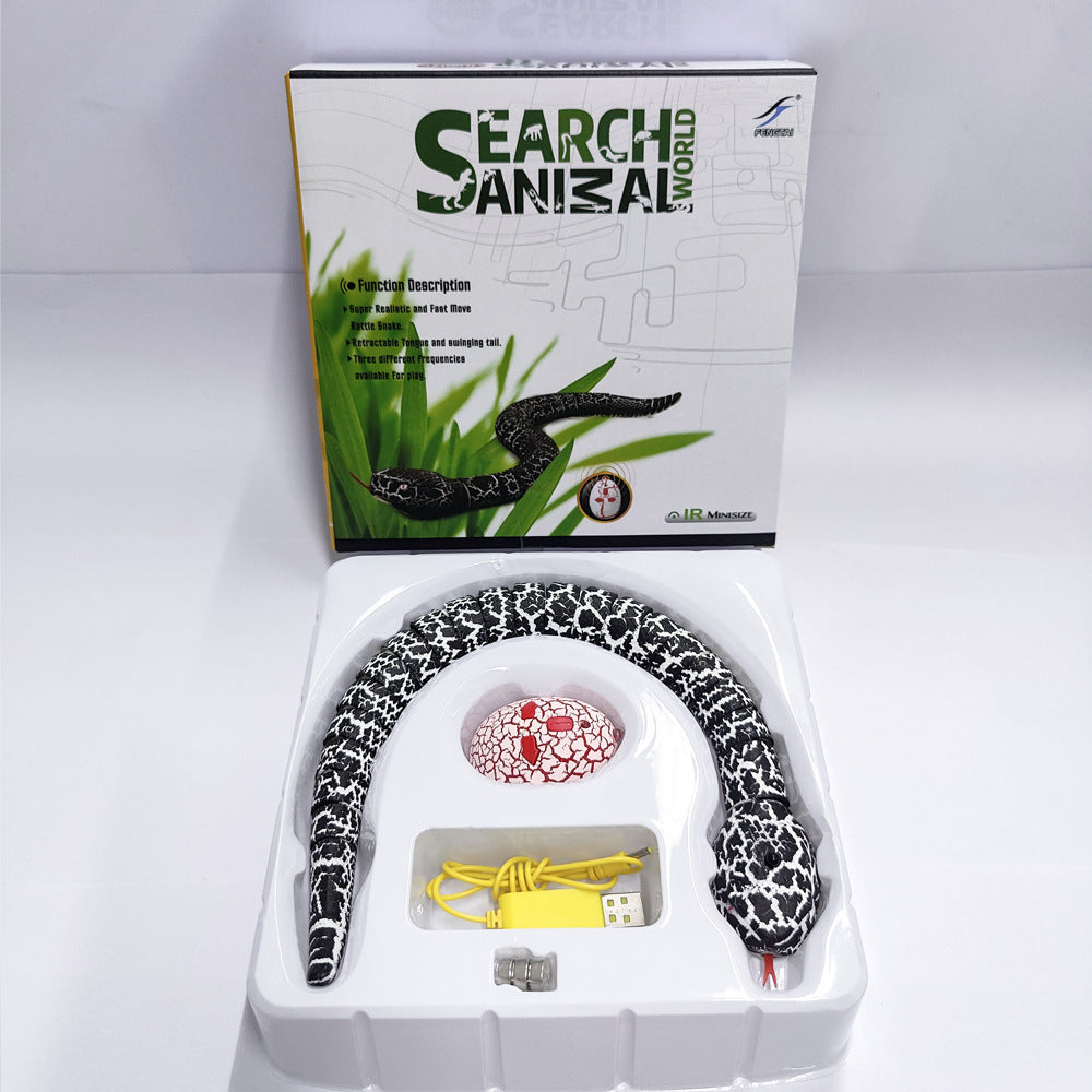 Smart Sensing Electronic Snake Cat Toy - USB Rechargeable Interactive Teaser