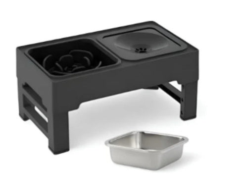 Adjustable Height Pets Feeding Bowl