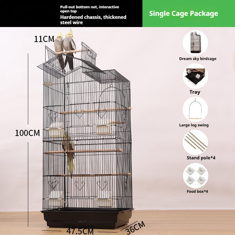 Super Large Luxury Parrot Cage Bird Cage