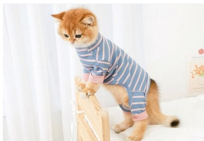 Anti-Hair Shed Cat Clothing - Four-Legged Outfit for Hairless Cats