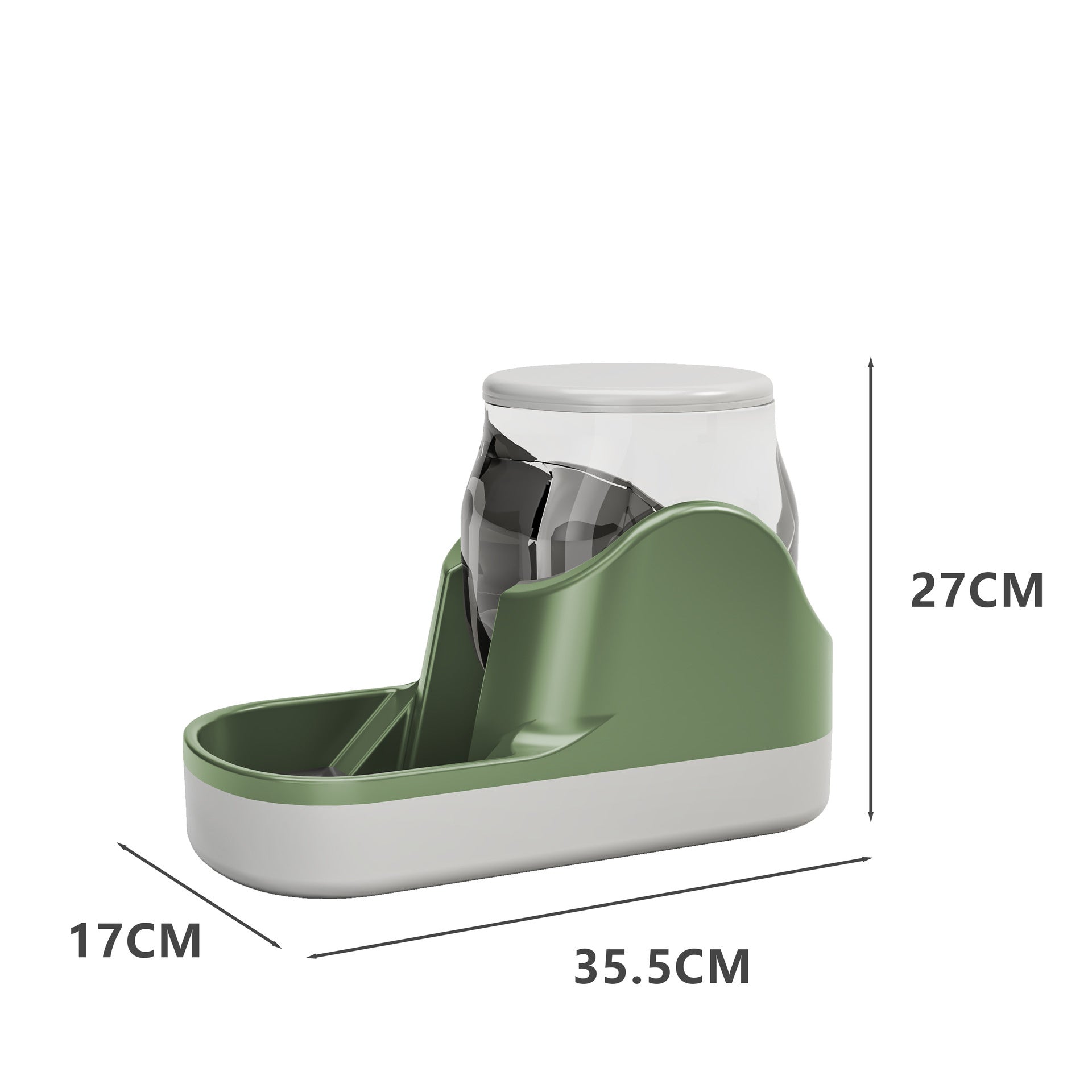 Cat Water Fountain & Automatic Pet Feeder - Large Capacity Combo