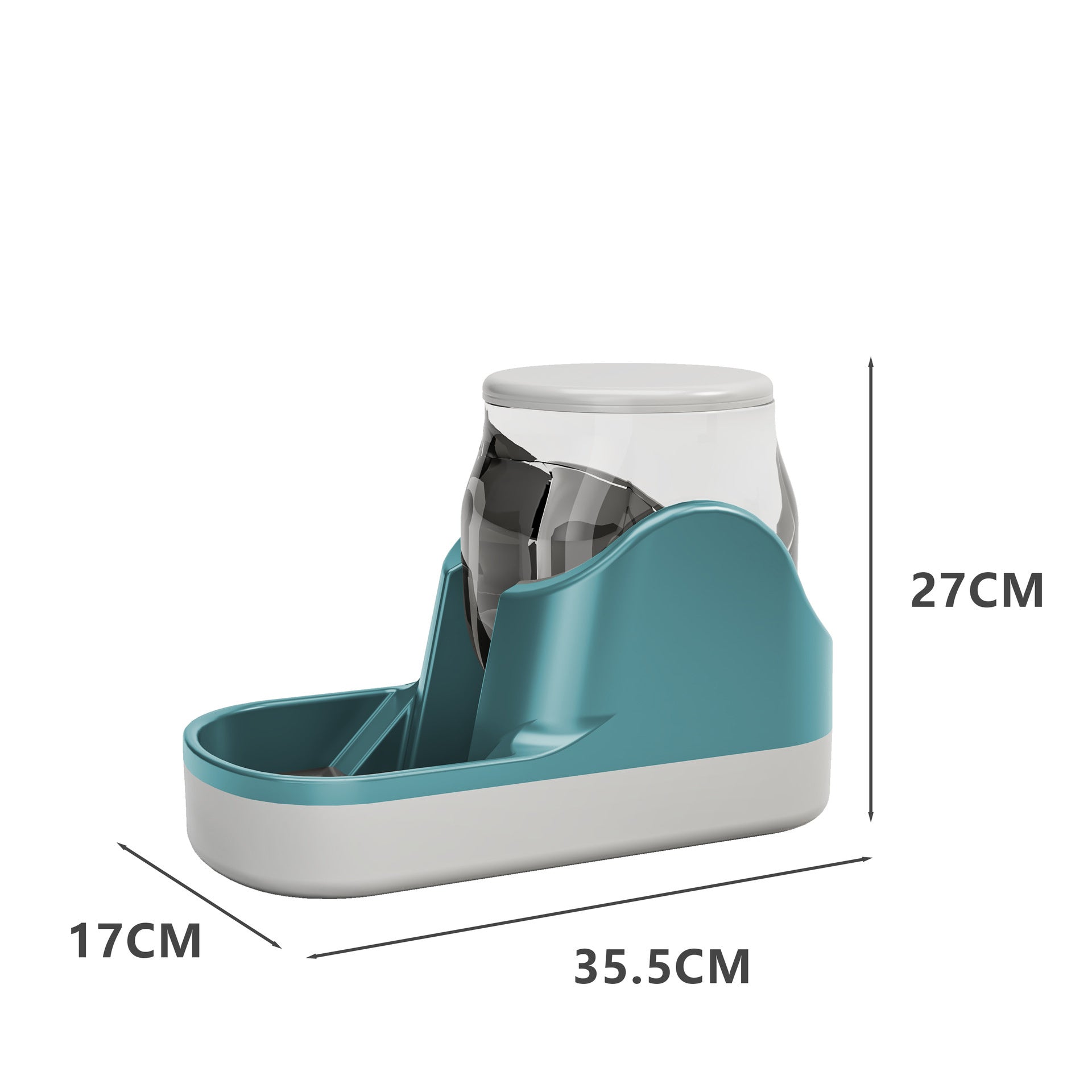 Cat Water Fountain & Automatic Pet Feeder - Large Capacity Combo