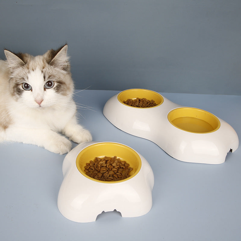 Egg-shaped Pet Drinking Bowl Feeder