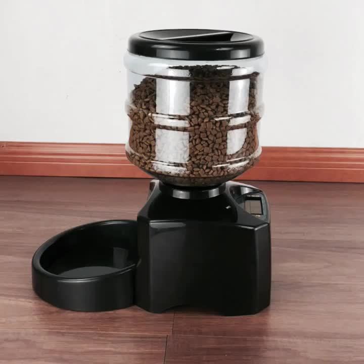Three-Meal Timed Automatic Pet Feeder - Programmable Food Dispenser