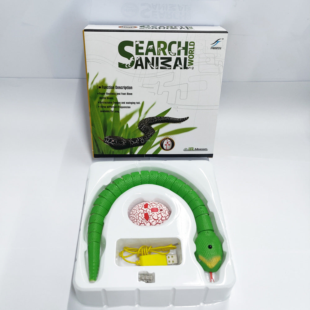 Smart Sensing Electronic Snake Cat Toy - USB Rechargeable Interactive Teaser