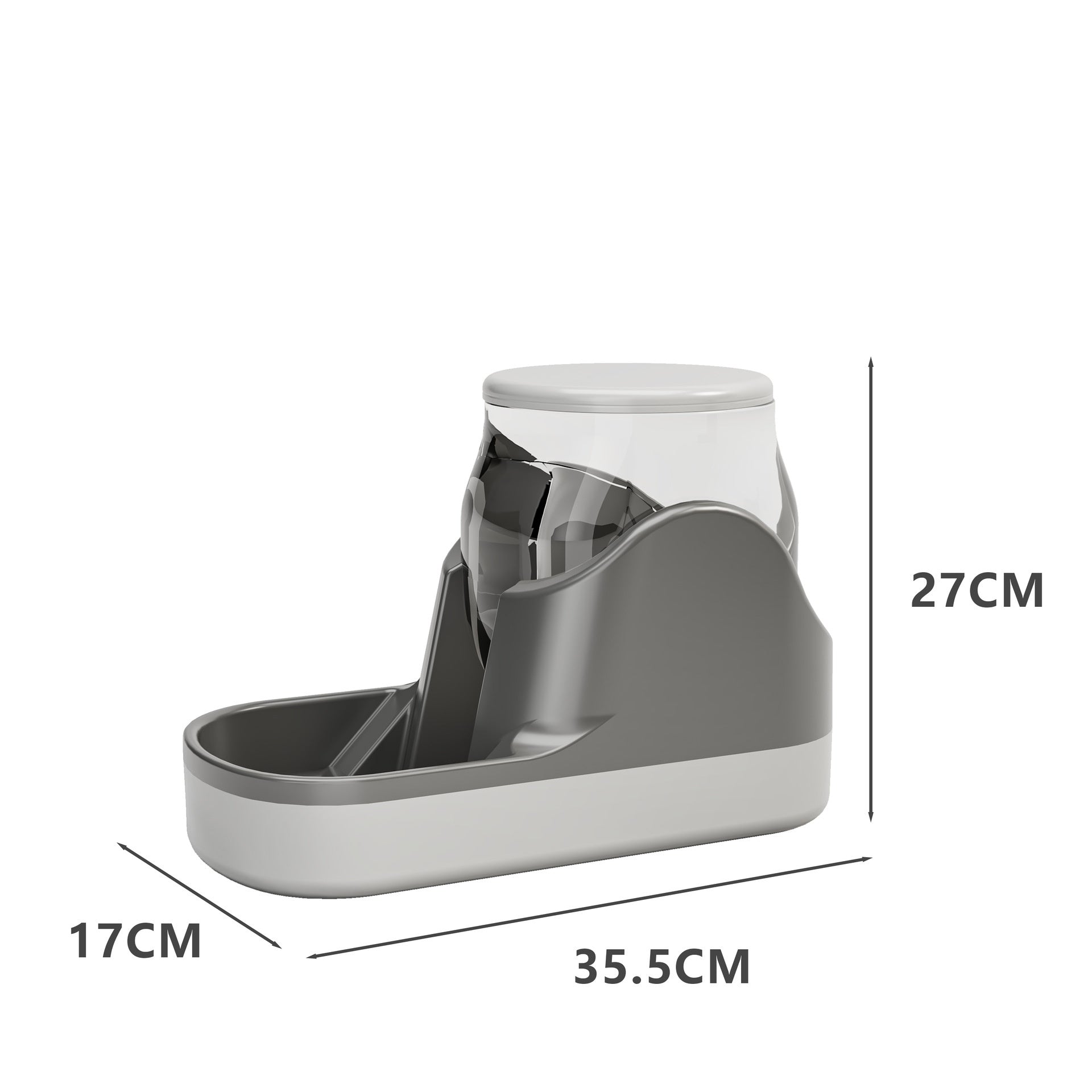 Cat Water Fountain & Automatic Pet Feeder - Large Capacity Combo