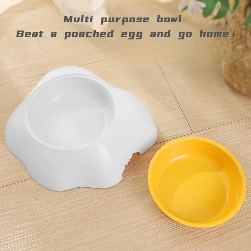 Egg-shaped Pet Drinking Bowl Feeder