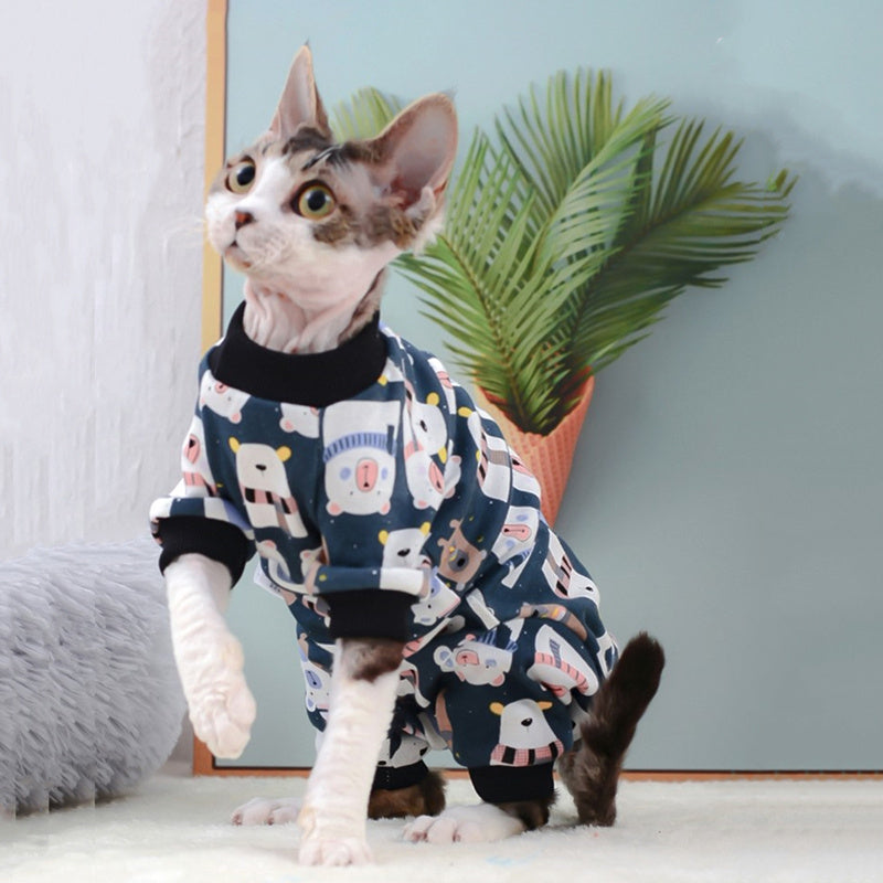 Hairless Cat Air Conditioning Clothing - Lightweight Summer Outfit