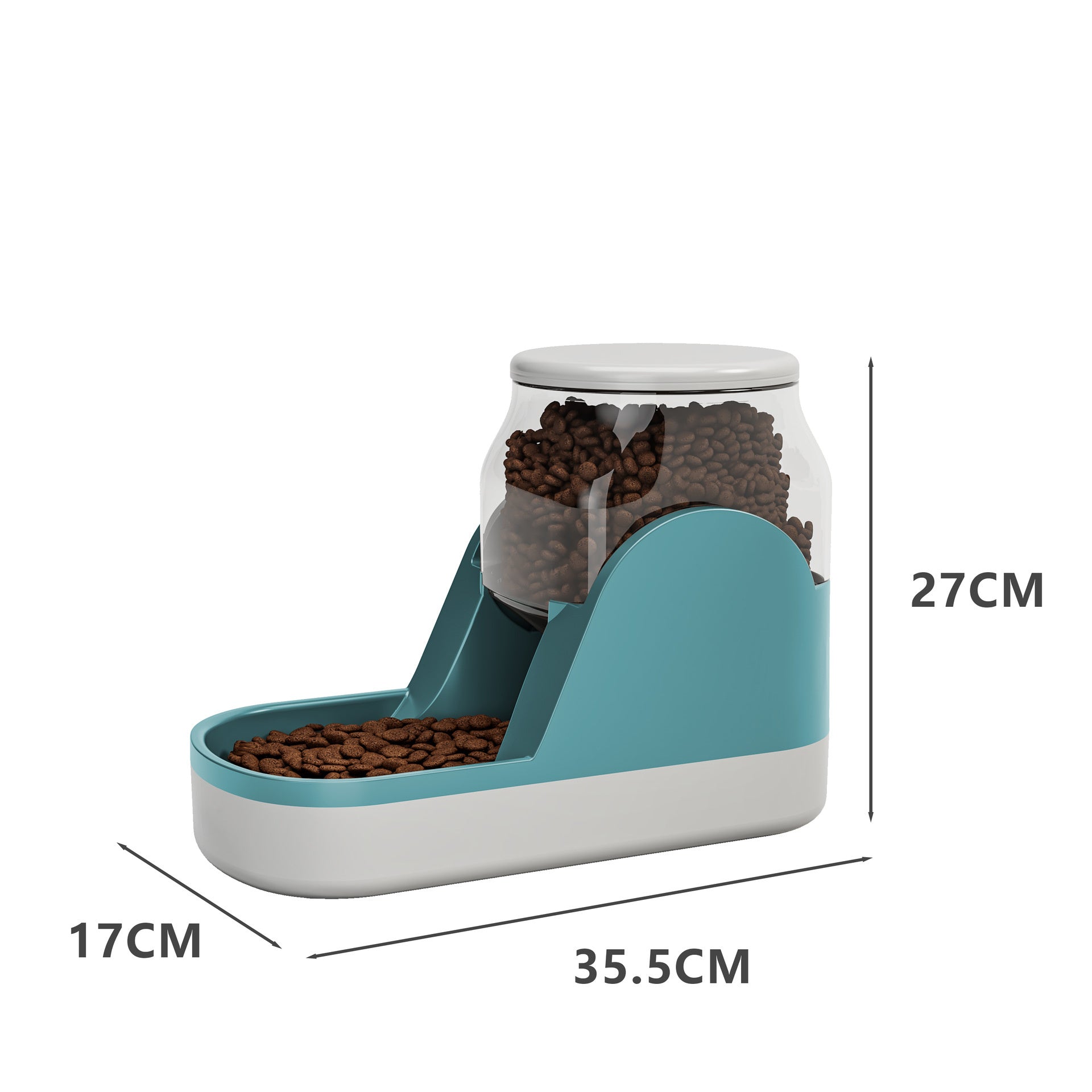 Cat Water Fountain & Automatic Pet Feeder - Large Capacity Combo