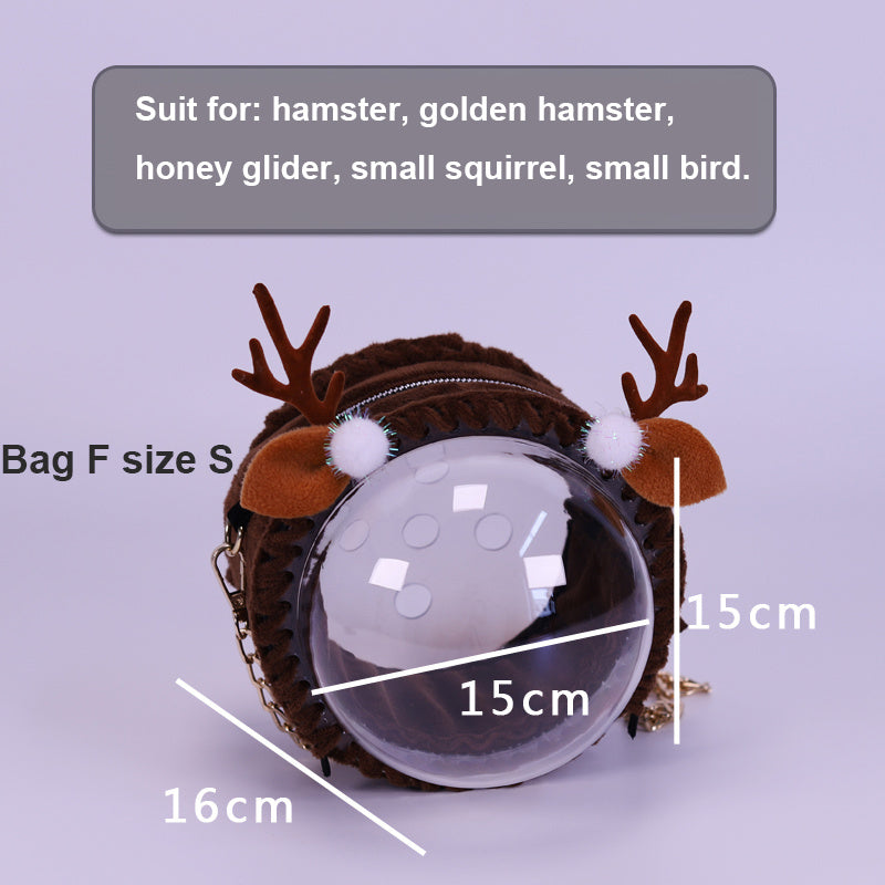 Hamster Travel Bag - Portable Pet Carrier with Ventilation