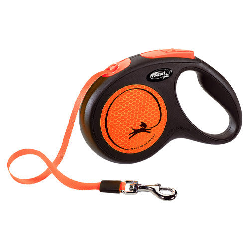 Orange Automatic Retractable Dog Walking Leash
