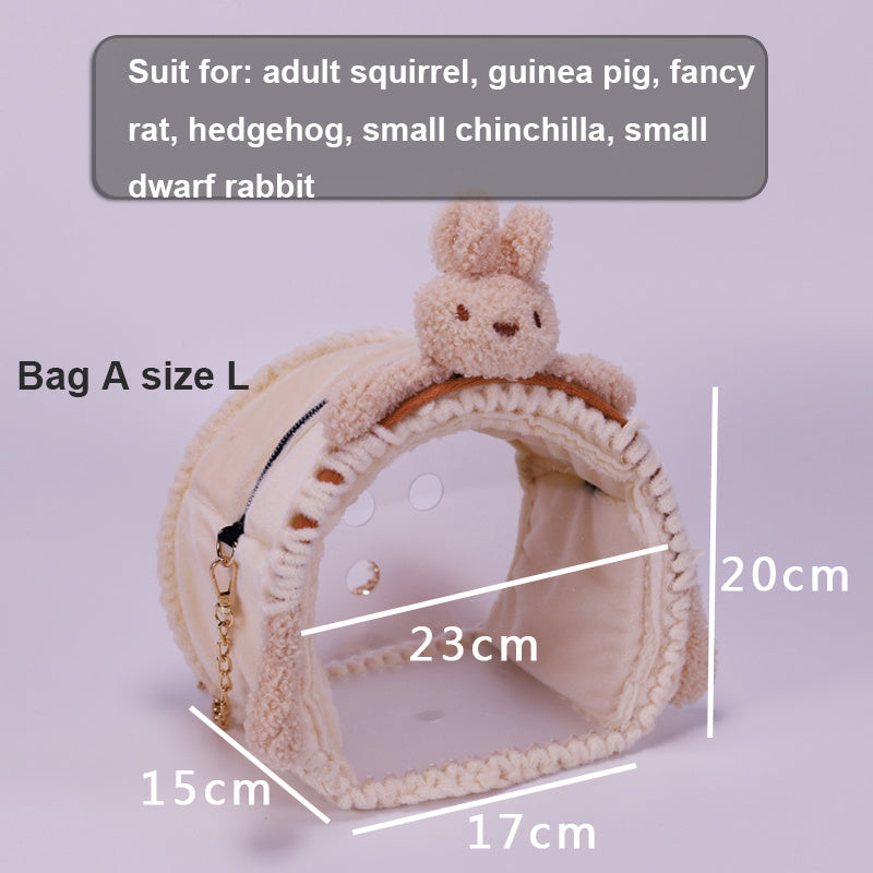 Hamster Travel Bag - Portable Pet Carrier with Ventilation
