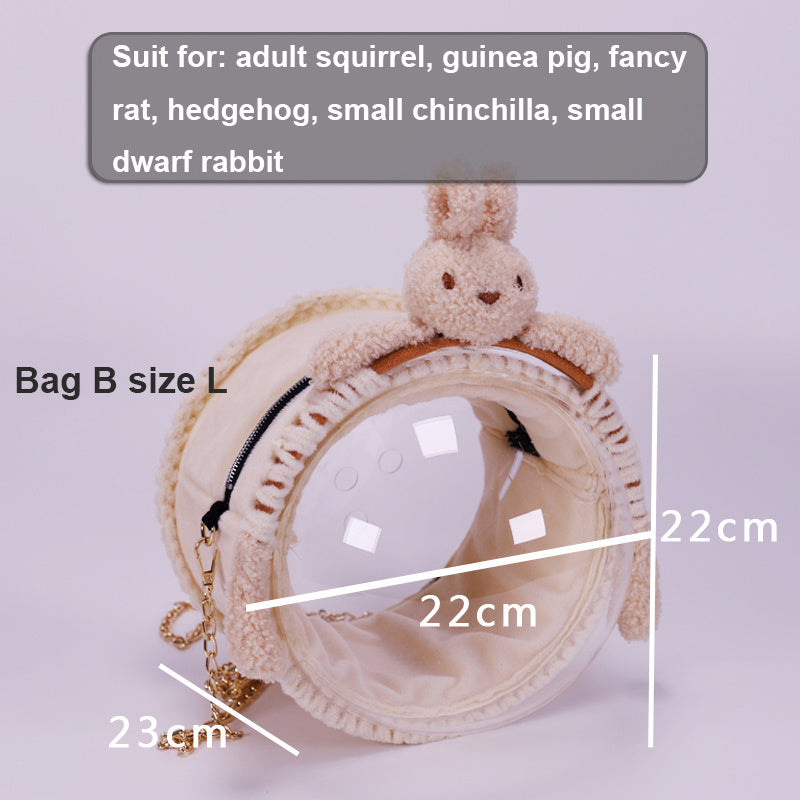 Hamster Travel Bag - Portable Pet Carrier with Ventilation