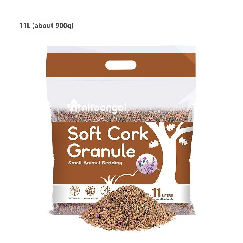 Oak Cork Hamster Bedding - Dust-Free Digging Substrate