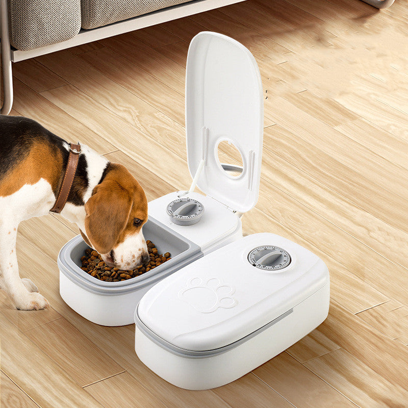 Smart Automatic Pet Feeder - Timer Food Dispenser with Stainless Steel Bowl